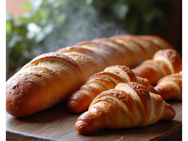 Pains et pâtisseries artisanaux français